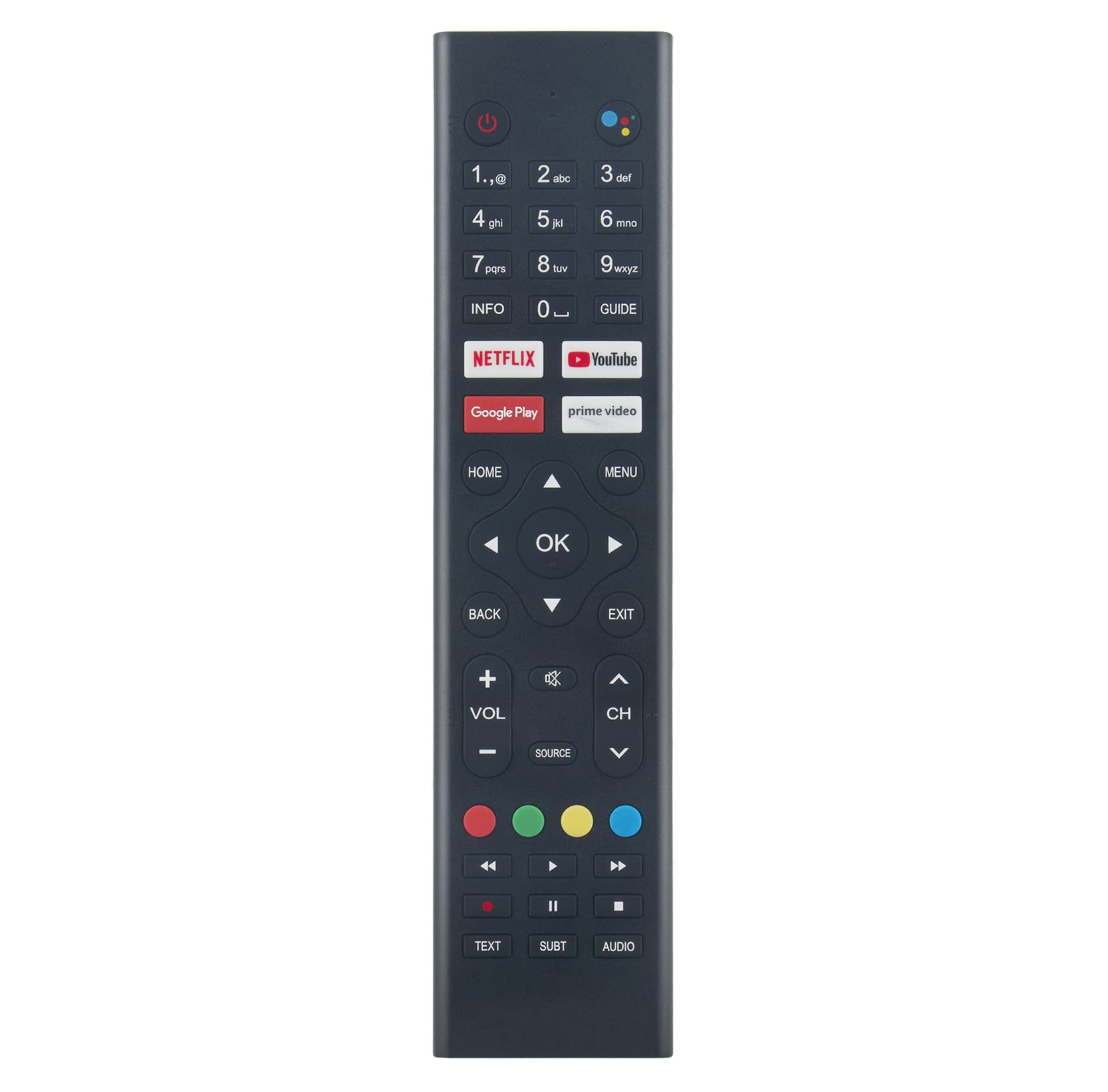 AULCMEET KT1946 Replacement Voice Remote Control Compatible with Cello 4K OLED Smart TV C4320G C5020G C5020G4K ZG0234 ZK4-G0205 C2420G C3220G C4020G C5020G4K/ZK4G0205 C6520RTS4K WALTON