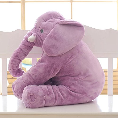 Rainbow Fox Long Nose Elephant Toys Soft Plush Stuff Dolls Lumbar