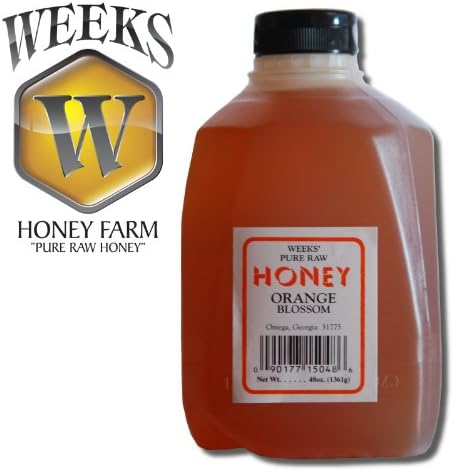 48oz (3lb) - Orange Blossom Honey - Pure, Raw, Unfiltered, Unheated