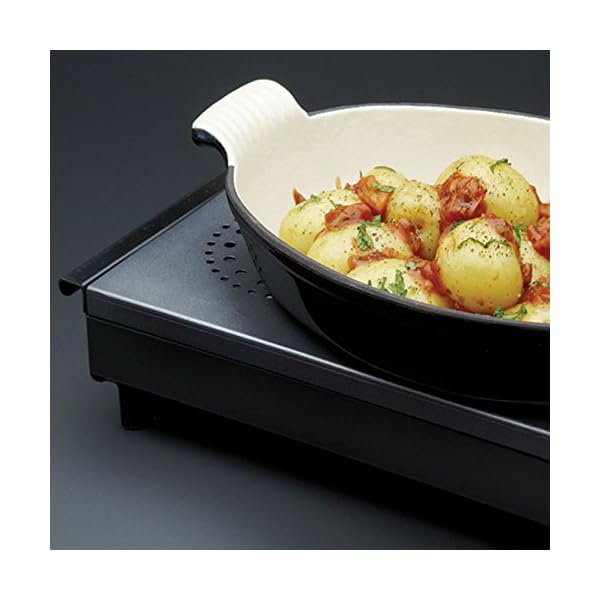 MasterClass-MCC3FWARM-Professional-Triple-Table-Top-Tea-Light-FoodPlate-Warmer-Carbon-Steel-BlackGrey-Small-4-5-inches MasterClass Professional Extra Large Three Light Food Warmer, Dish Warmer, Display Boxed