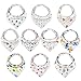 GHB Baby Bibs 10Pcs Baby Drool Bib Bandana Bibs Good for Babies