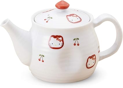 Amazon Co Jp 有田焼 Hello Kitty ハローキティ チェリー ポット ホーム キッチン