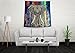 YAMUDA Square Elephant Tapestry Wall Hanging Decor Indian Home Hippie Bohemian Tapestry - 57x57 inches