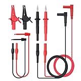 Neoteck 8 Pieces Multimeter Test Lead, Test Lead with Alligator Clips and Test Probe