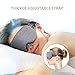 Eye Mask for Sleeping Blackout - AUPHIL 3D Contoured Eye Mask for Lash Extension Blindfold Sleeping Mask for Men Women Side Sleeper 100% Light Blocking, Soft Silk Like Sleep Mask