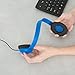 Egghead Heavy Duty Kids’ Headphone w/Tangle-Free Cord, Blue