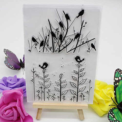 Transer Alphabet Transparent Silicone Clear Rubber Stamp Sheet Cling Scrapbooking DIY (K)