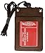 Leather ID Holder from Marshal- 561r,Black,Regular