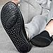 FITKICKS Kozikicks Mens Edition Active Lifestyle Slippers (Large, Black)