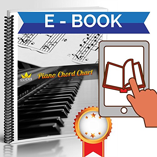 Piano Keyboard Dust Cover for 88 Keys - Piano Chord EBook Included - Made of Nylon/Spandex - Comes Complete with Built-In Bag, Elastic Cord and - Locking Clasp - Keep It Free From Dust and Dirt!