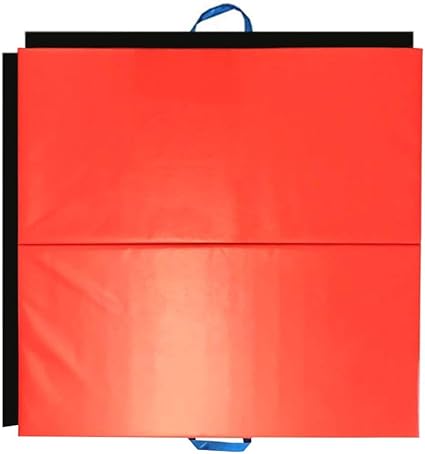 red exercise mat