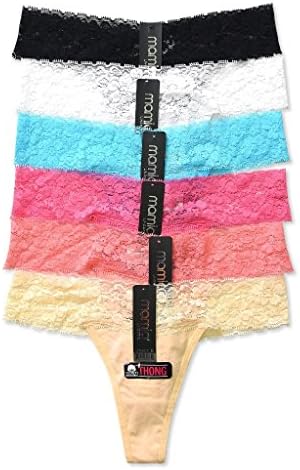 WHITE APPAREL Ladies Thong Panties Various Styles (Pack of 12)