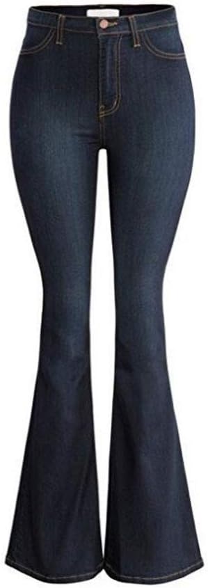 EVEDESIGN Women's High Waist Bootcut Flared Jeans Bell Bottom Flared Jeans Plus Size