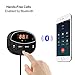 Bluetooth FM Transmitter, Wireless in Car MP3 Player Audio Radio Adapter, Bluetooth Handsfree Calling Car Kit with Dual USB Car Charger/Digital LED Display/TF Card Slot/3.5mm AUX Cable