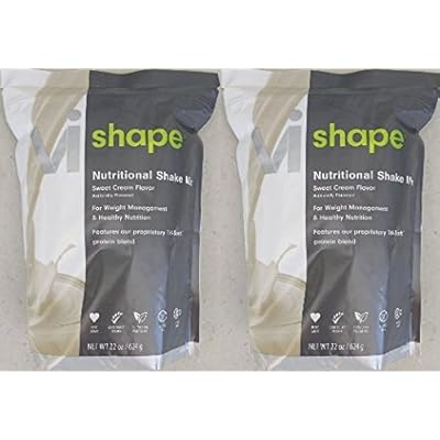 ViSalus Vi Bentuk Weight Loss Protein Powder Penggantian Makanan Sweet  Cream Flavour 22 ons 2 Tas, 48 kali makan