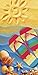 New Sunny Beach, Velour Beach Towel 30