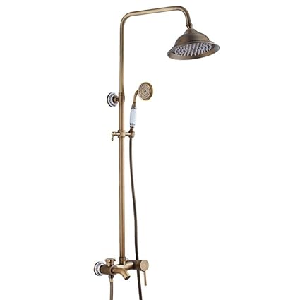 Amazon Com Ylg Luxury Bath Shower Faucet Set 8 Rain Shower Head