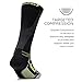 Feetures! Men's Graduated Compression Knee High, black, xl