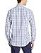 Goodthreads Men's Standard-Fit Long-Sleeve Gingham Poplin Shirt, Blue/Grey, Large