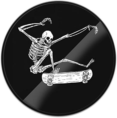 Expanding Stand Grip Pop Mount Holder Socket for iPhone, Multi-Function Mounts and Stands Phone Grip - Skeletons skateboard