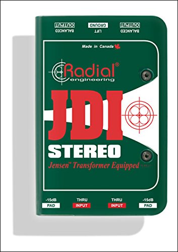 Radial JDI Stereo - Jensen Equipped 2-channel Passive Instrument Direct Box