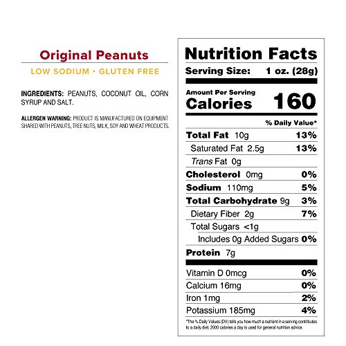 BEER NUTS Original Peanuts Sweet & Salty Roasted Peanuts Gourmet