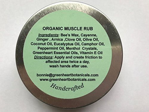Herbal Organic Muscle Rub with Cayenne & Ginger for Sore Muscles 1oz - Thumbnail 3