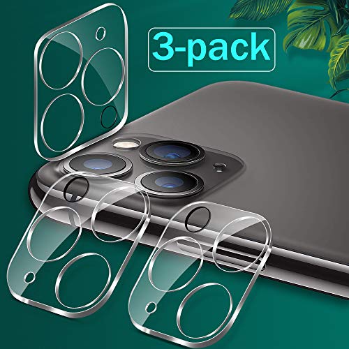 [ 3 Pack ] UniqueMe Camera Lens Protector for iPhone 11 Pro/iPhone 11