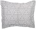 Amazon Brand – Pinzon Paris Printed Egyptian Cotton Sateen 3 Piece Duvet Set - King, Light Gray, Filigree