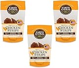 Earth Animal All Natural USA Chicken Strip Treats 8oz (3 Packages)