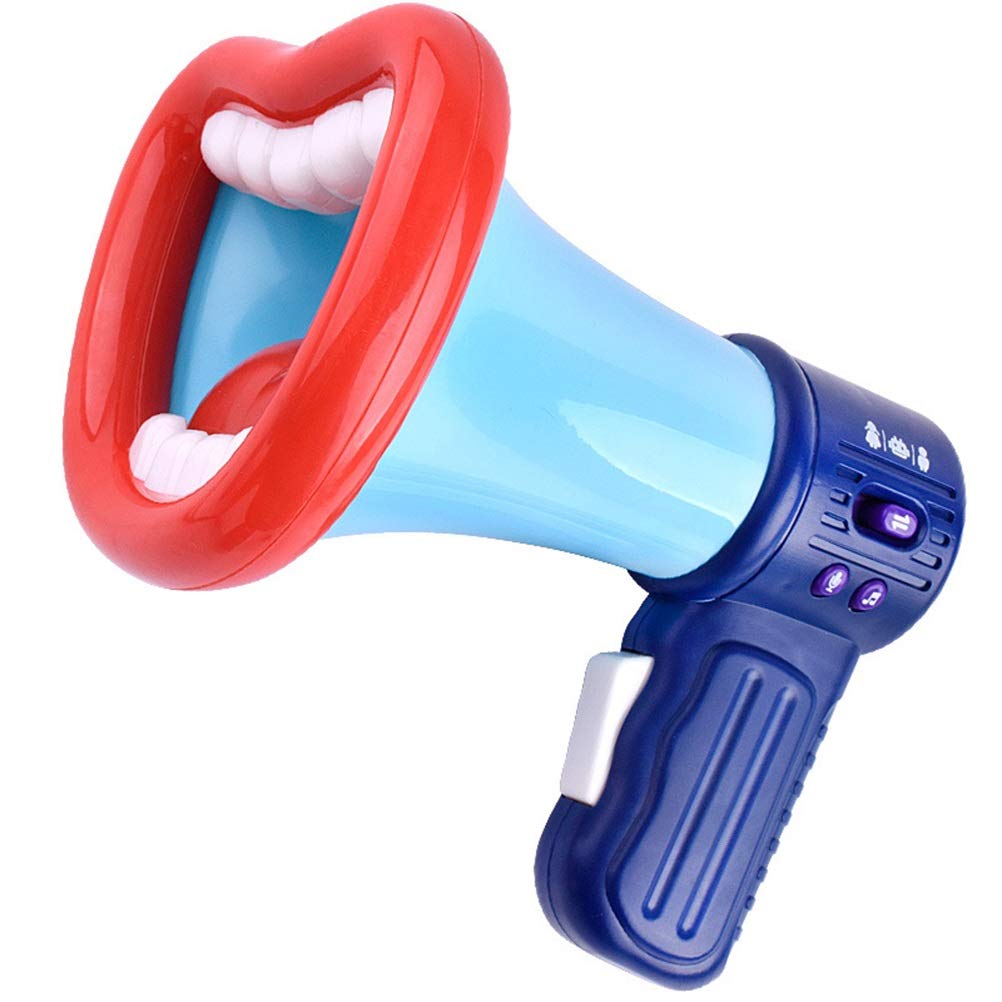 Kappha Mini Megaphone Children Funny Voice Speaker Bullhorn Voice Tube Funny Band Handheld Handheld Microphone Voice Changer Recorder Educational Toys For Children
