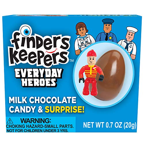 Finders Keepers Everyday Heroes Milk Chocolate Egg Toy Surprise, oz  (Pack of 6)