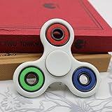 PUNING Fidget Hand Spinner Toy Stress Reducer EDC Focus Toy Relieves ADHD Anxiety Time Killer (B-Colorful)