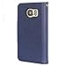 Hilda Phone Case for Galaxy S7 Galaxy S7,PU Leather Case,Credit Card Holder,Flip Cover Case[Blue]