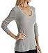 Splendid Women's Thermal V-Neck Long Sleeve