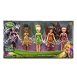 Disney Fairies Mini Doll Set - Legend of the Neverbeast - Tinker Bell Rosetta Iridessa Vidia Fawn
