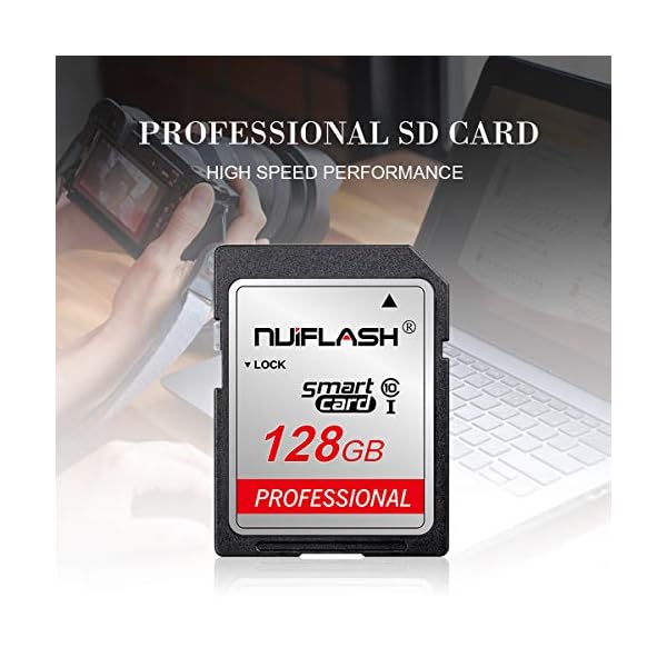 SD Card 128GB Memory Card Fast Speed Flash Memory Card Class 10 for Camera and Other SD Card Compatible Devices(128GB) – Bild 3