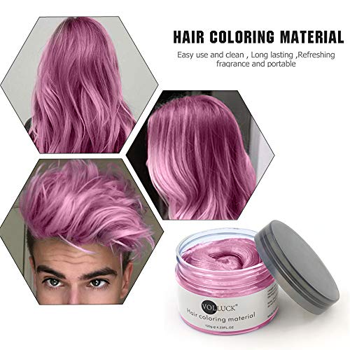 VOLLUCK Hair Wax Pomades 4.23 oz Natural Hair Coloring Wax Material