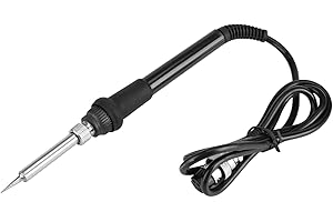 50W Electric Soldering Iron Hand Tool with Ceramic Heating Core, Insulated Handle Design for Soldering Works (Five Holes)