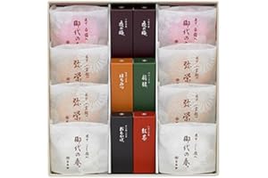 Toraya Yokan（Japanese Azuki bean jelly）×6 Monaka (Japanese bean‐jam‐filled wafers) ×8 Assortment Japan Import