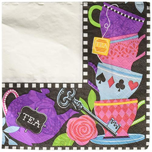 Mad Tea Luncheon Party Napkins, 16 Ct.