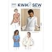 Kwik Sew K3161 Top and Tunics Sewing Pattern, Size XS-S-M-L-XL