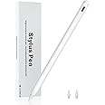 Stylus Pen for iPad with Palm Rejection& Fast Charge, for Apple Pencil Compatible with (2018-2023) Apple iPad Pro (11/12.9 Inch),iPad Air 3/4/5,iPad10/9/8/7/6, iPad Mini 5/6