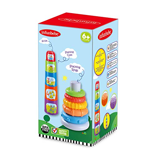 6 infunbebe+Stacking+Toddlers+Educational+Stacker