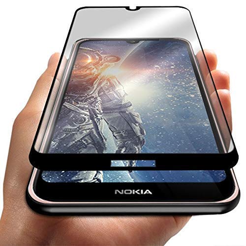 JGD PRODUCTS® Edge to Edge Tempered Glass Screen Protector for Nokia 4.2 with Installation kit