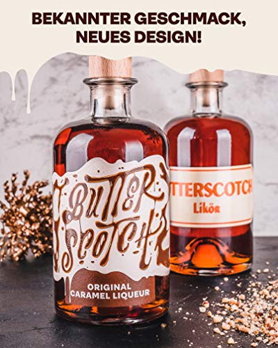 Butterscotch Karamell Likör I Original Caramel Liqueur 20% Vol. (1 x 0.5 l) I Vegan – Bild 3