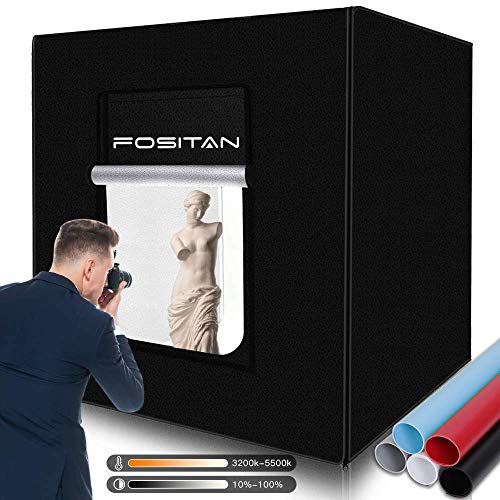 FOSITAN Photo Light Box Kit, 32x32 inch/80x80 cm Photo Studio