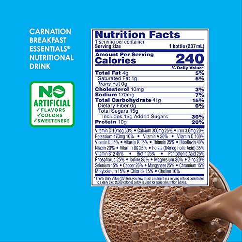 Carnation Breakfast Essentials ReadyToDrink, Cookies N' Creme, 8