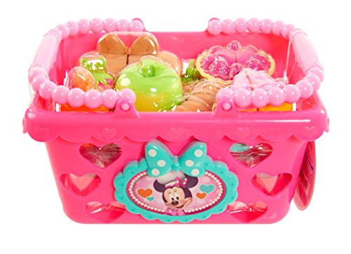 Just Play Minnie Bow Tique Bowtastic Shopping Basket Set