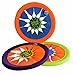 JA-RU Flying Disc Soft Frisbees (1 Pack) Wet & Dry Easy & Safe to Catch Toys & Games Kids Adults Teens for Beach Lake Pool Playground & Outdoors Fun for Boy. Plus 1 Bouncy Ball 1031-1p